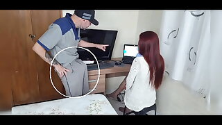 Dona de casa recebeu técnico para concertar seu computador